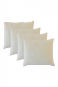 Lot de 4 Oreillers Flocons 60x60cm | Mémoire de forme