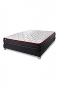 Ensemble Matelas BOOST 140x200 + Sommier Kit NOIR - SNBOOSTENS140200SKN