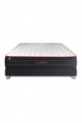 Ensemble Matelas BOOST 200x200 + Sommier Kit NOIR - SNBOOSTENS200200SKN