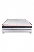 Ensemble Matelas ENERGY 140x200 + Sommier Kit BLANC - SNENERGYENS140200SKB