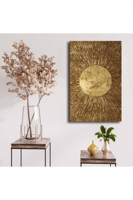 Peinture décorative sur toile - Gold - F1182