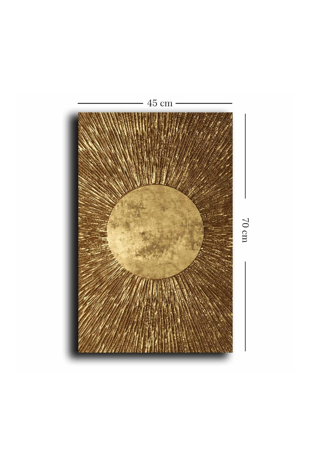 Peinture décorative sur toile - Gold - F1182