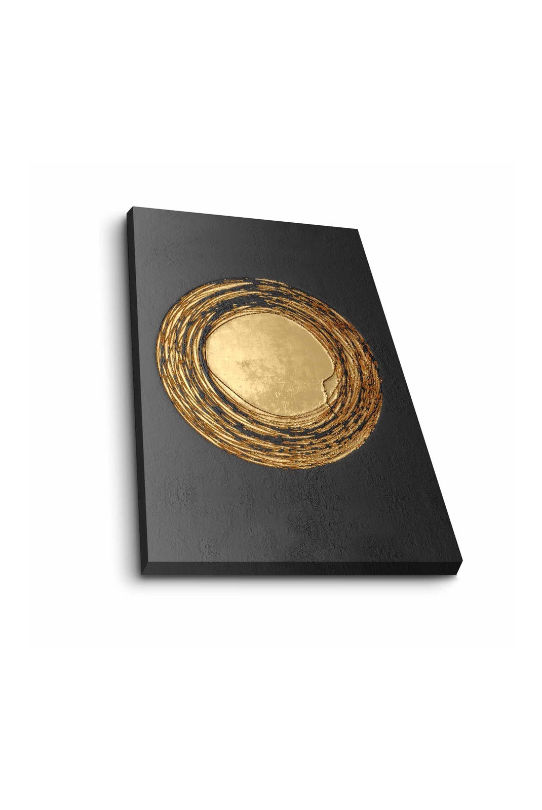 Peinture décorative sur toile - Gold / Black - F1183