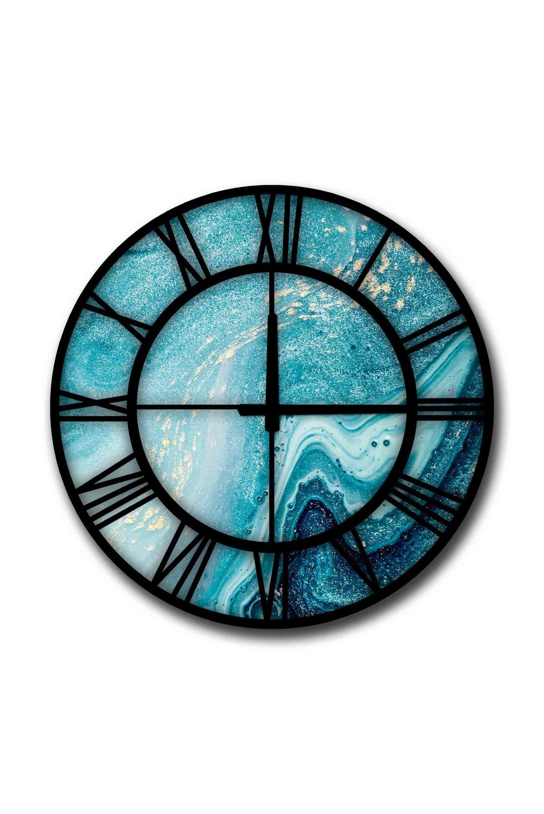 Horloge décorative en MDF - Multicolor - A6241