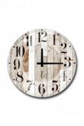 Horloge décorative en MDF - Multicolor - A6261