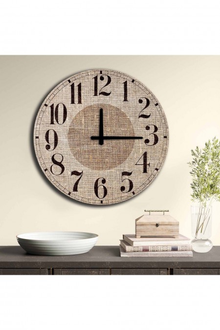 Horloge décorative en MDF - Multicolor - A6267