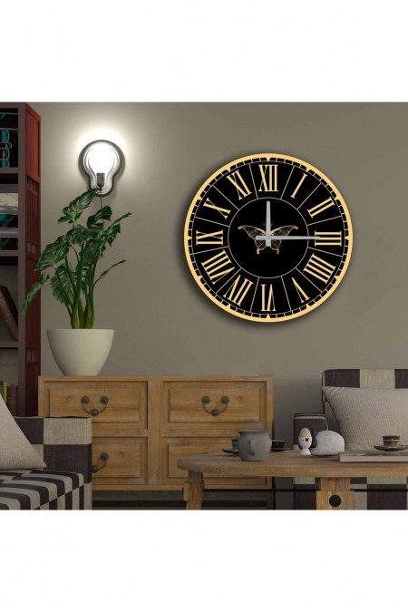 Horloge décorative en MDF - Multicolor - A6321