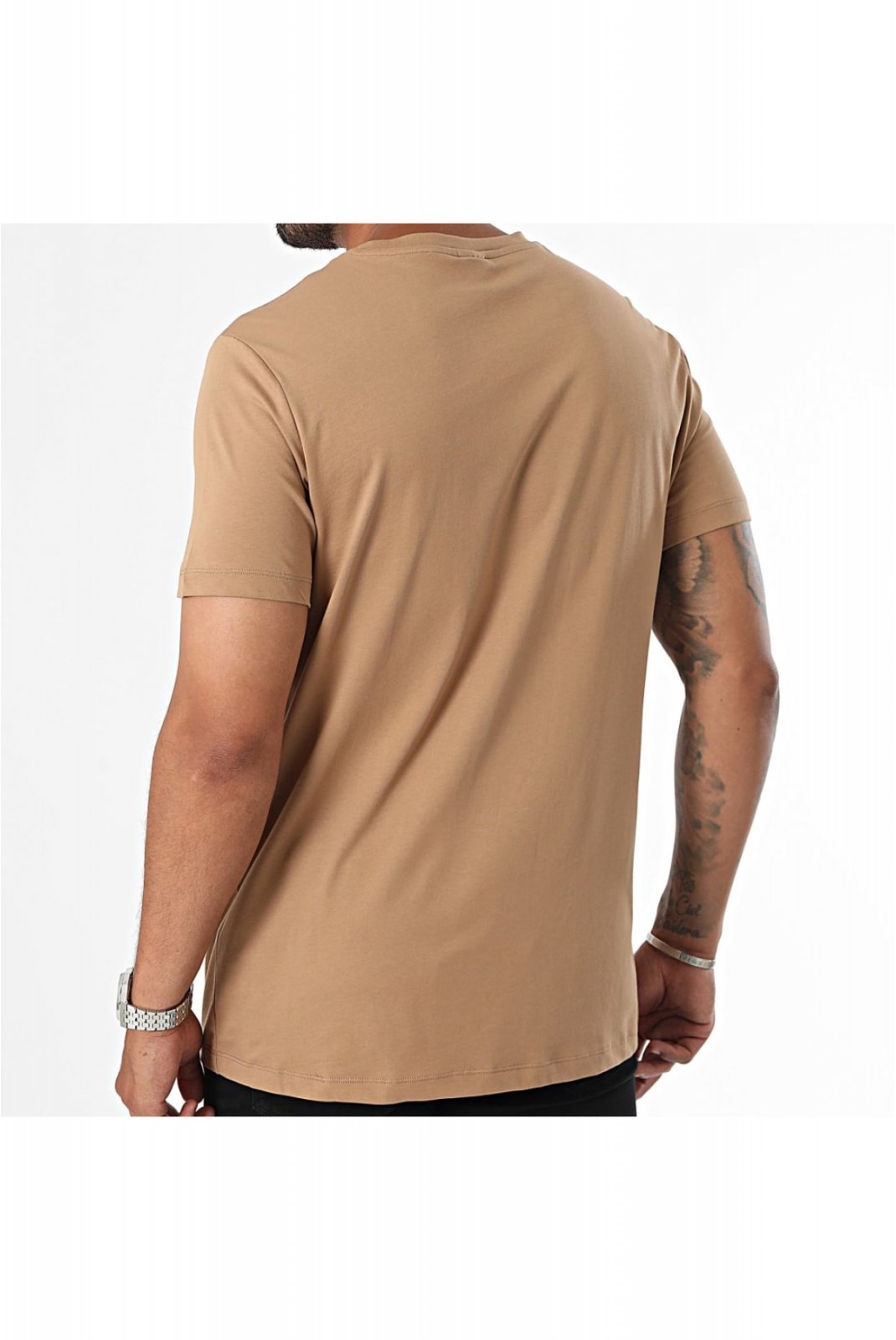 TShirt MC 100% coton Hugo boss 260 Medium Beige 50517715