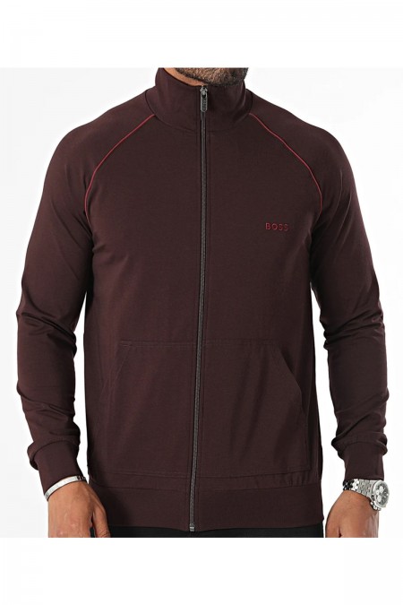 Veste zippé coton stretch Hugo boss 642 Open Red 50515307