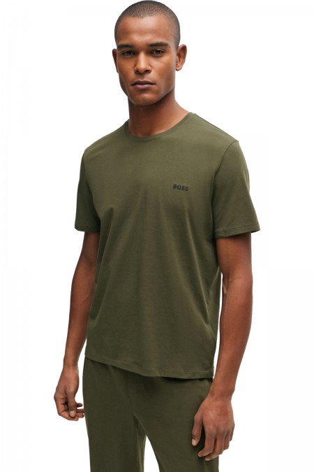 TShirt MC coton stretch Hugo boss 347 Open Green 50515312