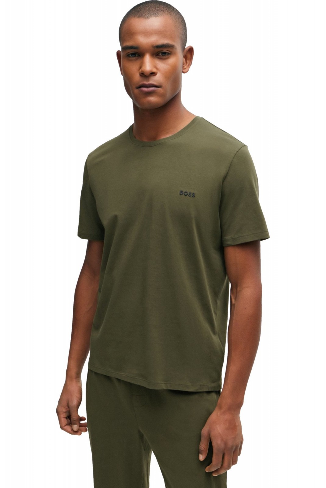 TShirt MC coton stretch Hugo boss 347 Open Green 50515312