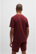 TShirt MC coton stretch Hugo boss 605 Dark Red 50515312