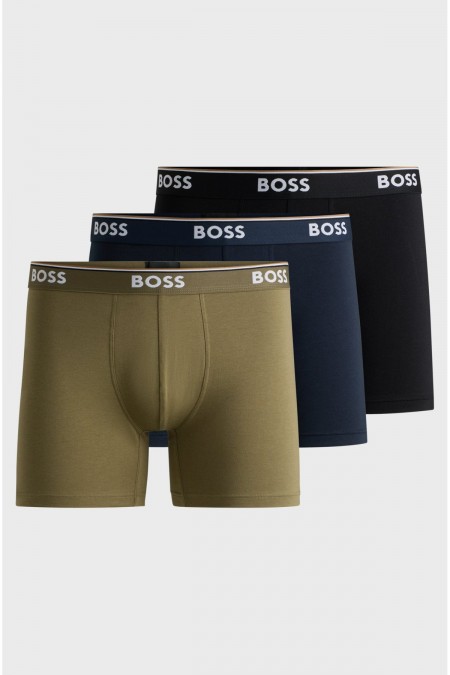 Lot de 3 boxers coton stretch Hugo boss 983 Open Miscellaneous 50517828