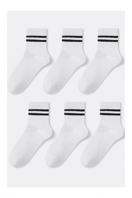 Lot de 6 paires de chaussettes - White - BGK - BGK13