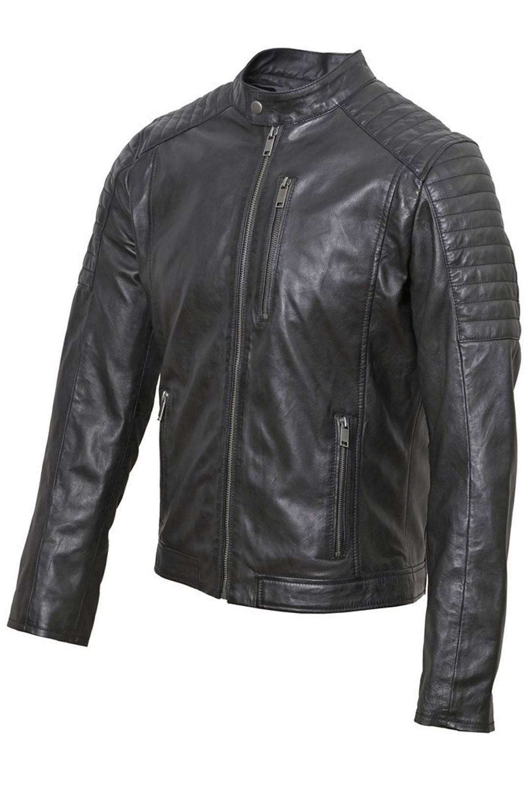 Veste Biker - LE TEMPS DES CERISES - Lancelot - Black