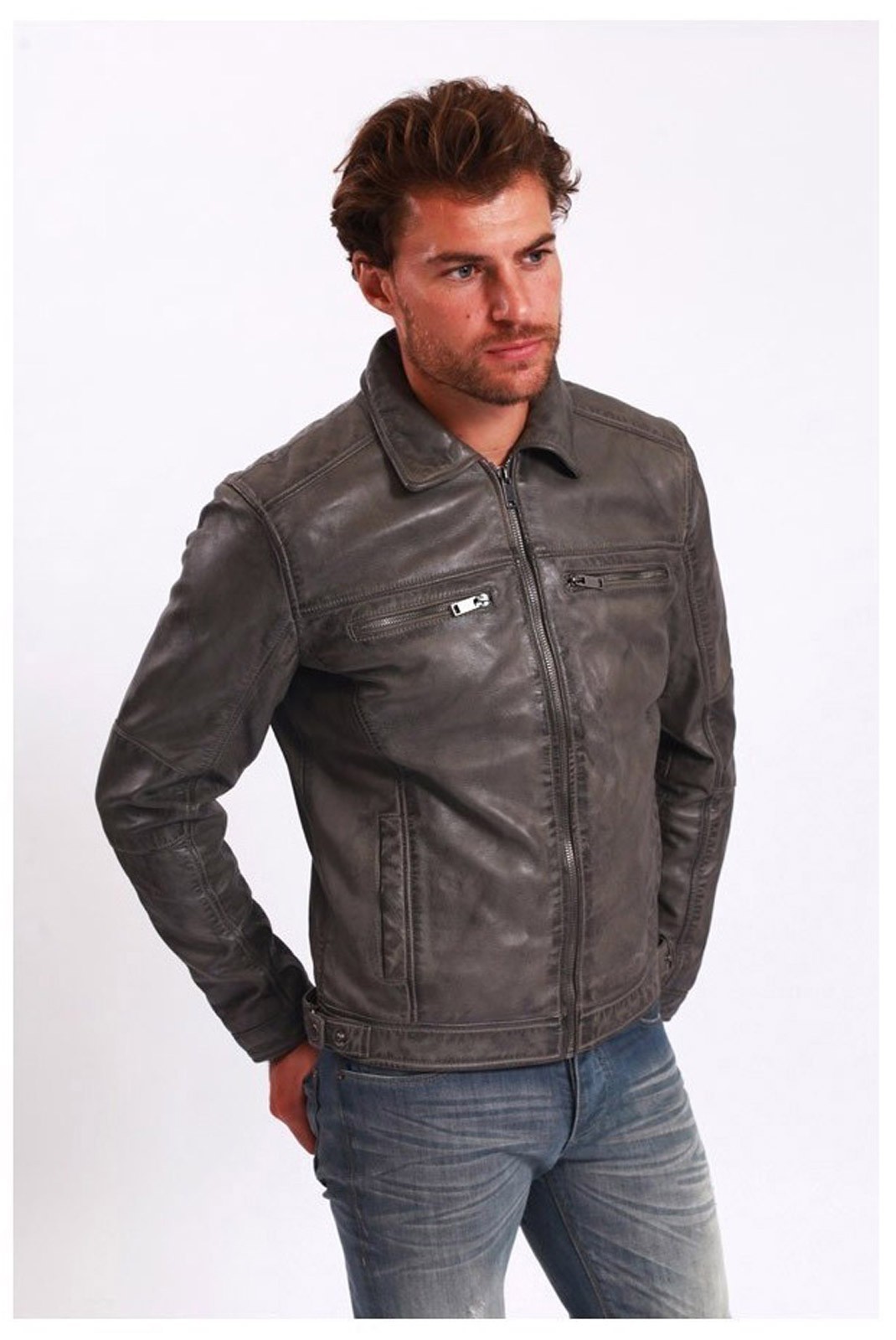 Veste - LE TEMPS DES CERISES - Lothaire - Vintage Grey