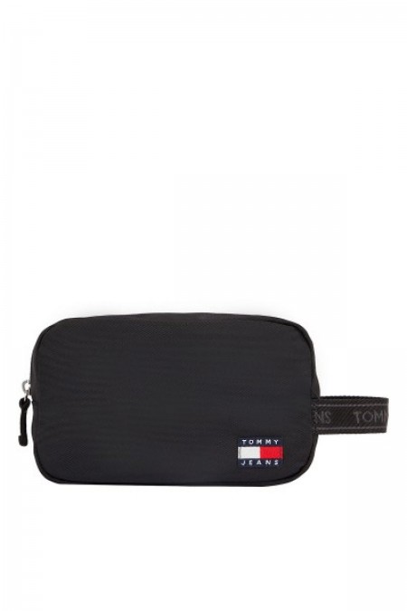 Trousse de toilette logo patché Tommy Jeans BDS Black AM0AM12437