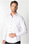 Chemise Slim Fit - TUDORS - White - TD02