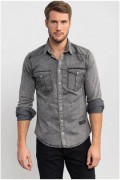 Chemise Slim Fit - TUDORS - Grey - TD14