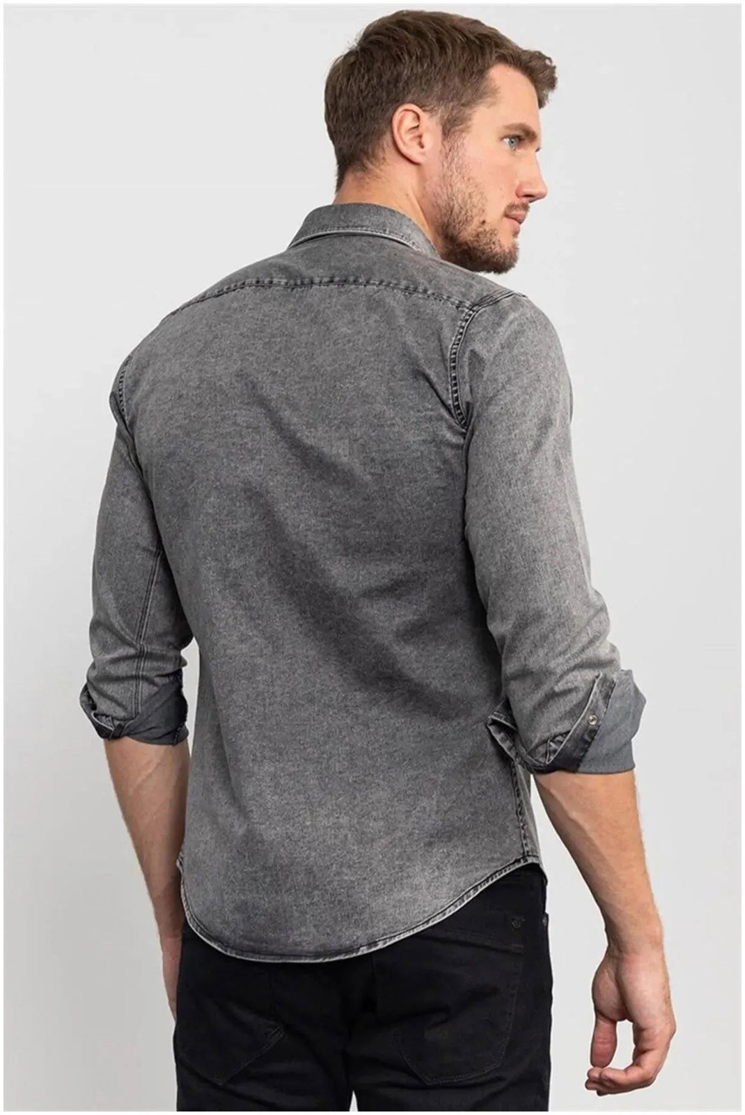 Chemise Slim Fit - TUDORS - Grey - TD14