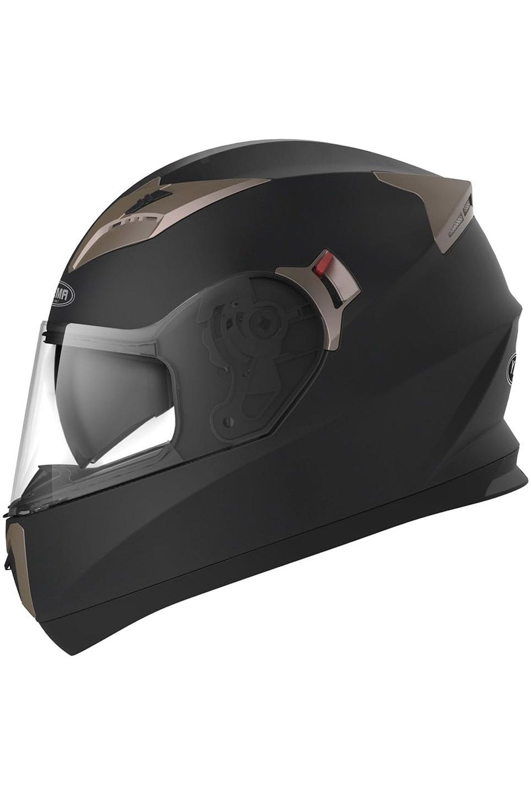 Casque Moto Intégral ECE YEMA Homologué-YEMA Double Visière XL (61-62cm)