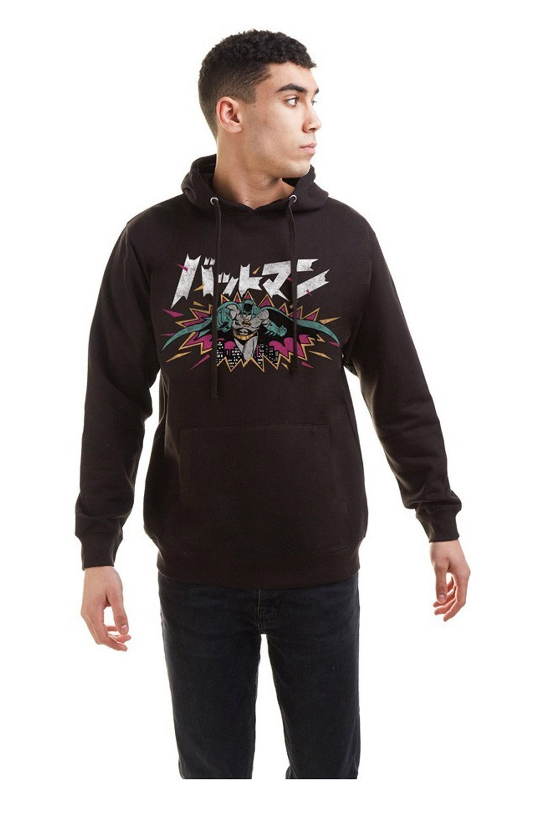 Sweatshirt - Batman Japan Comic - CDMHS189BLK