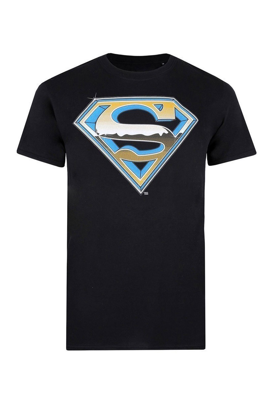 T-shirt - Superman Chrome Logo - CDMTS034BLK