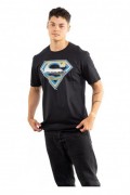 T-shirt - Superman Chrome Logo - CDMTS034BLK