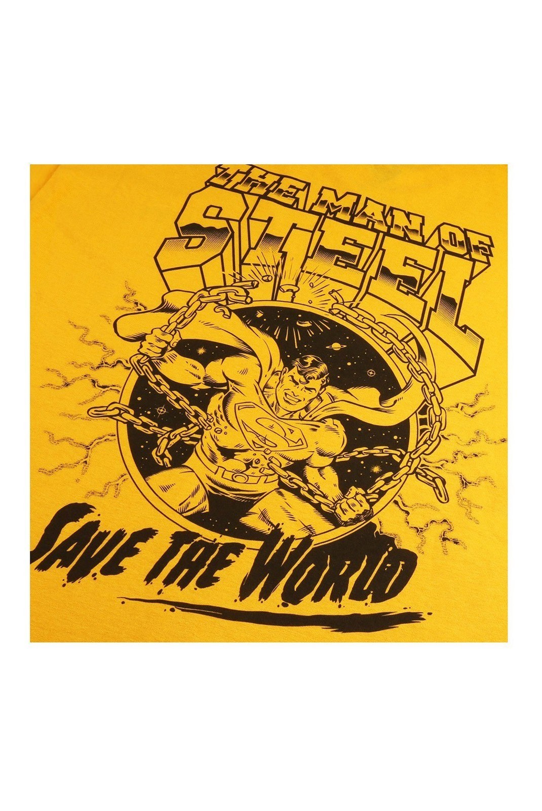 T-shirt - Superman Save The World - CDMTS035GLD