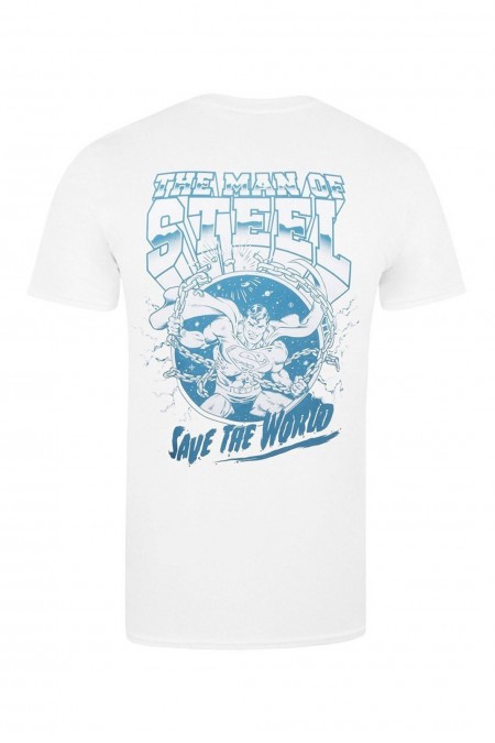 T-shirt - Superman Save The World - CDMTS035WHT