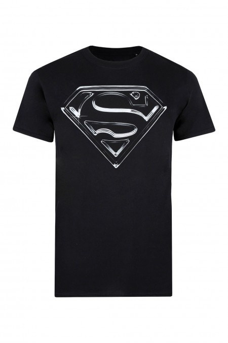 T-shirt - Superman Steel Logo - CDMTS036BLK