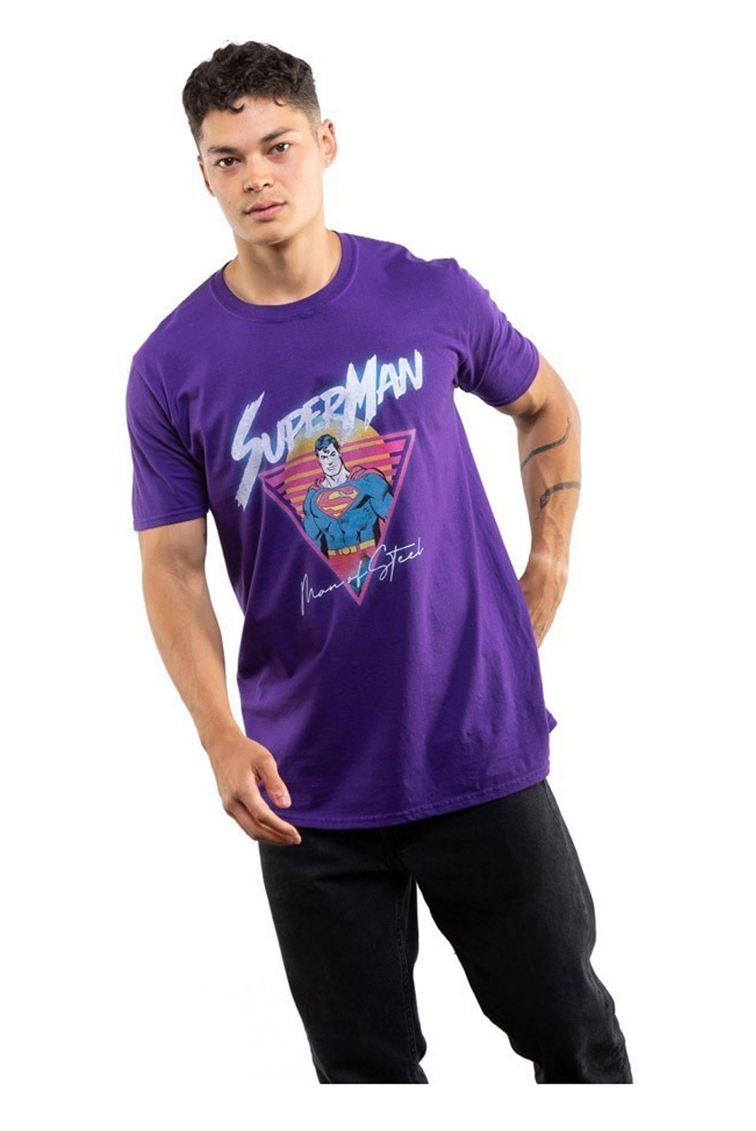 T-shirt - Superman Sunset - CDMTS040PUR