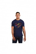 T-shirt - Superman Torn Logo - GBMTS127NVY