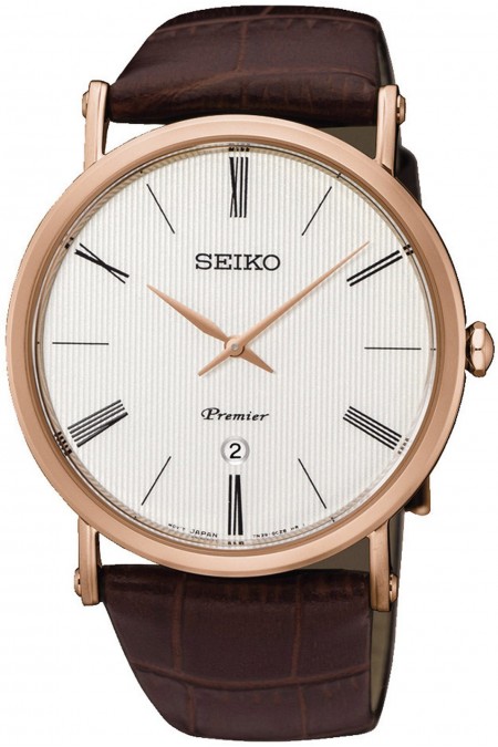 Montre Quartz - SEIKO - Pink / Brown / White