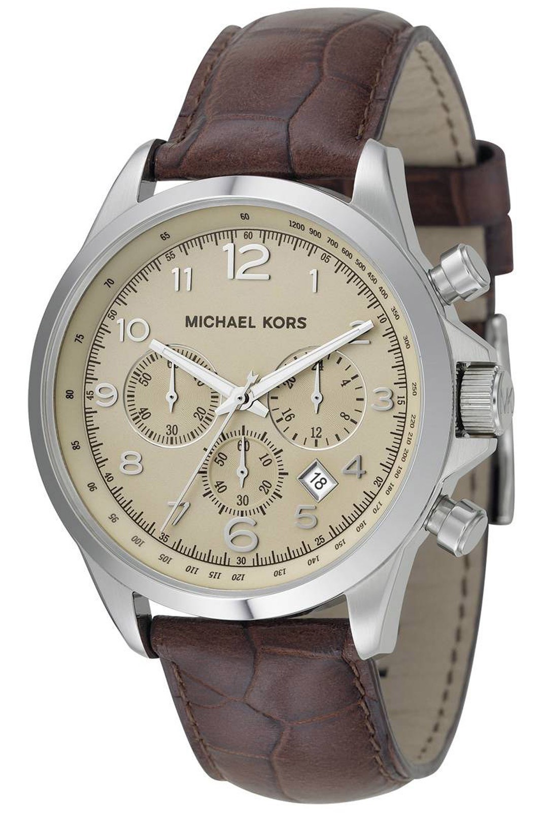 Montre Quartz - MICHAEL KORS - Silver - Brown - Beige