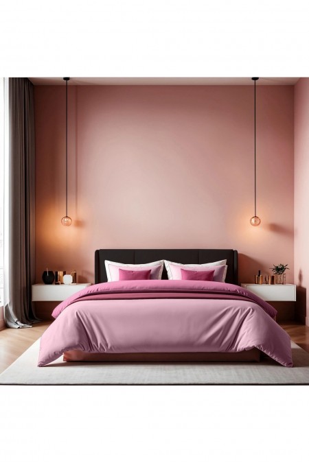 Housse de couette - 240x220cm - Dusty Rose - 1108