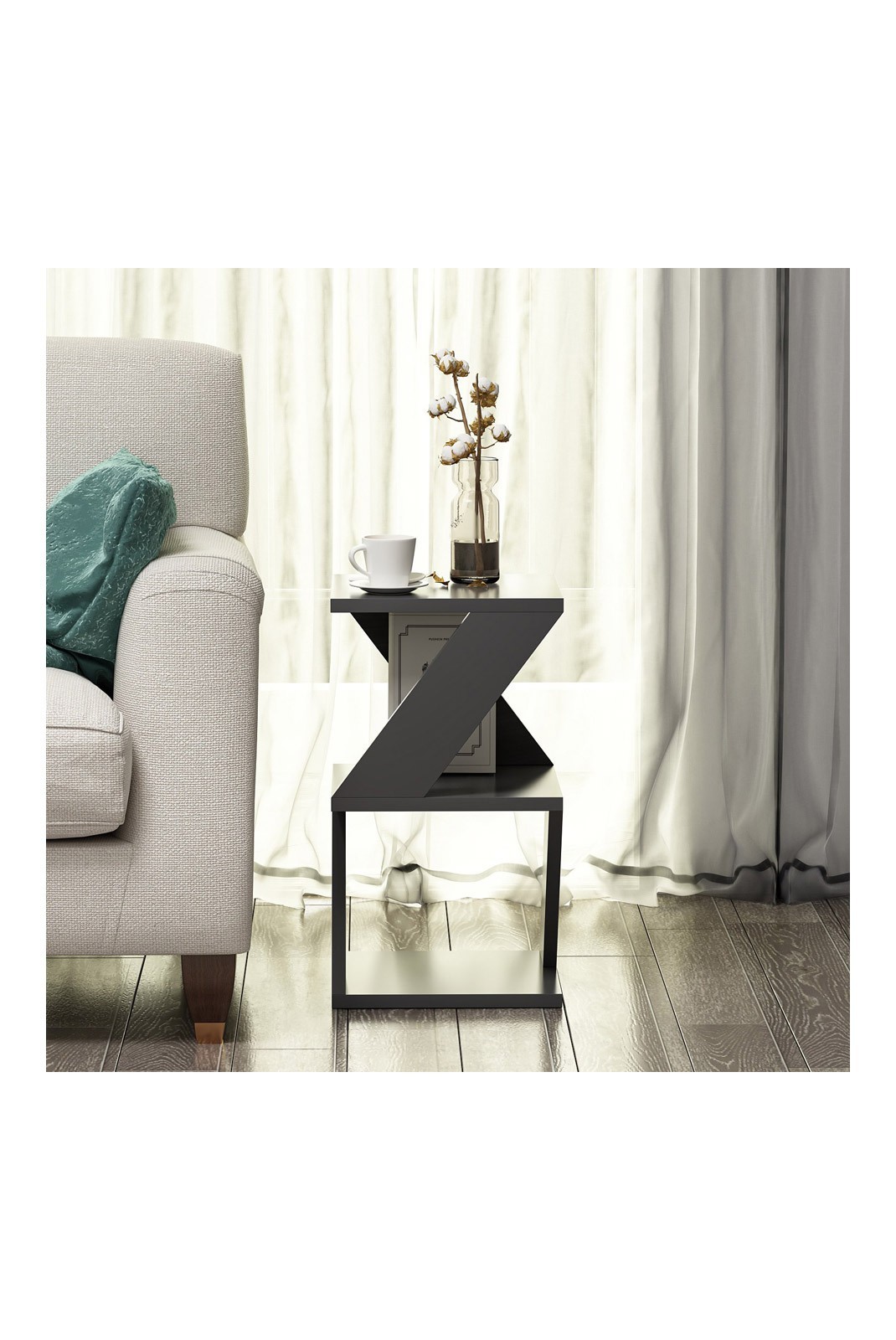 Table d'appoint - Anthracite - 1206