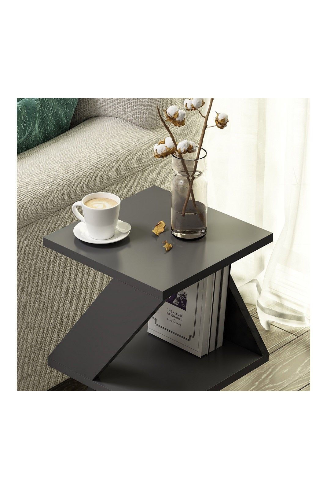 Table d'appoint - Anthracite - 1206