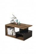 Table basse - Dark Walnut / Black Marble - 1145