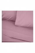 Drap-housse simple - 90x190+30cm - Dusty Rose - 2108