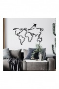 Accessoire mural décoratif en métal - Black - NZ1229