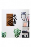 Accessoire mural décoratif en bois - Black / Walnut - NZ1717