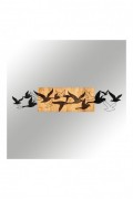 Accessoire mural décoratif en bois - Black / Walnut - NZ1755