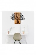 Accessoire mural décoratif en bois - Black / Walnut - NZ1771