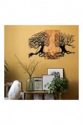 Accessoire mural décoratif en bois - Black / Walnut - NZ1774