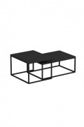 Table gigogne (2 pièces) - Black - 1232