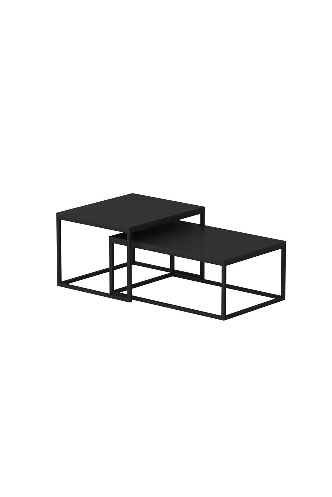 Table gigogne (2 pièces) - Black - 1232