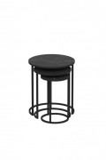 Table gigogne (3 pièces) - Black - 1233