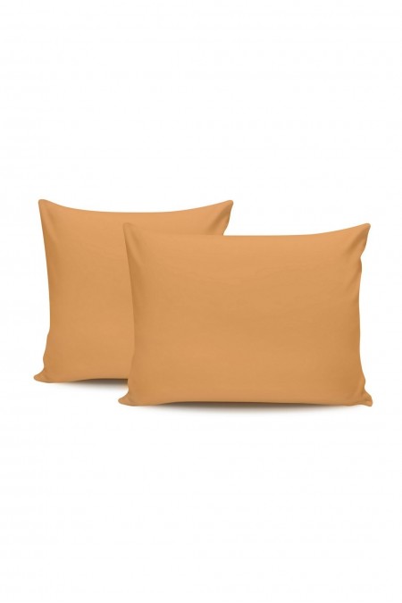 Ensemble de taies d'oreiller  - 60x60cm - Orange - 6111