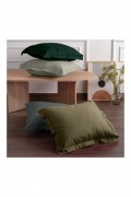 Ensemble de taies d'oreiller  - 60x60cm - Dark Green - 6112